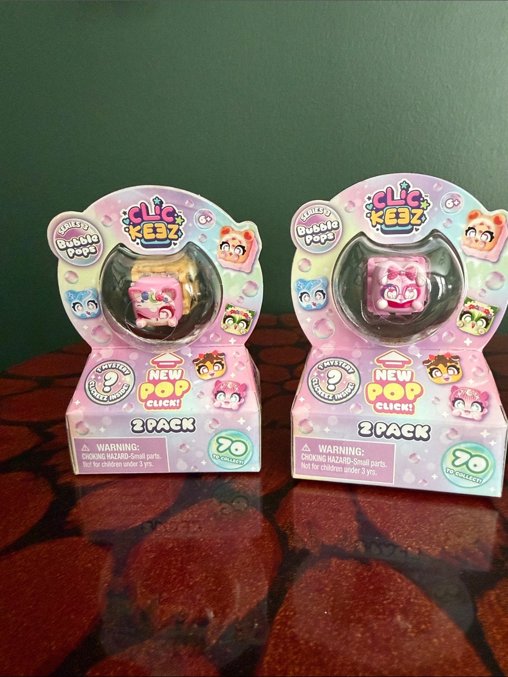 Clic Keez Bubble Popp 2-Pack Kids Collectible Toy